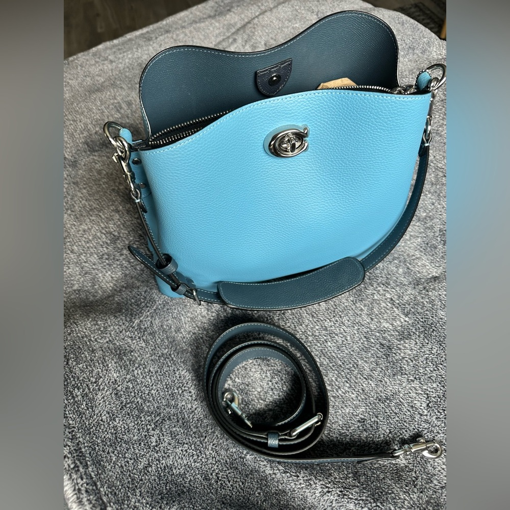 COACH Willow Bucket Bag In Colorblock Leather